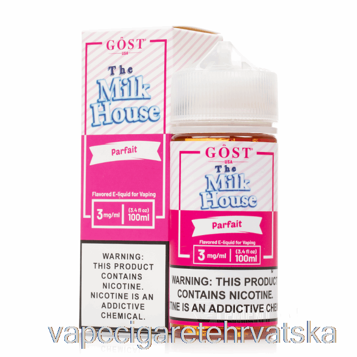 Vape Cigarete Parfait - The Milk House - Gost Vapor - 100ml 0mg